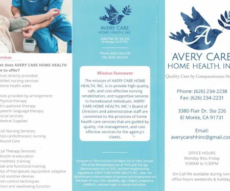 AVERY CARE HOME HEALTH, INC