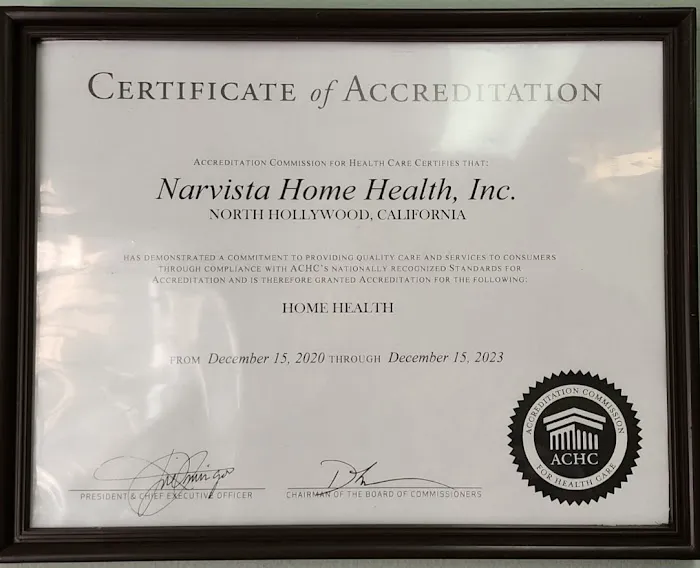 Narvista Home Health agency Picture 2