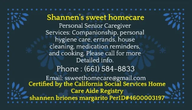 shannen's sweet home care Picture 2