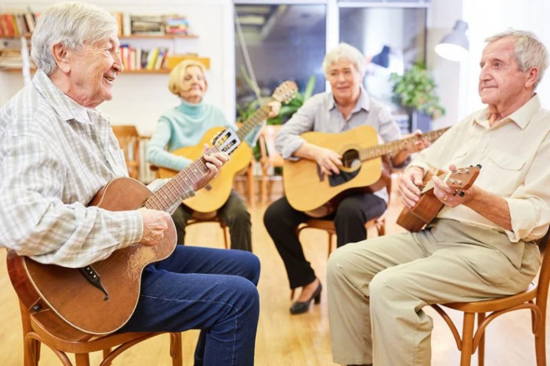 The Benefits of Music and Art Therapy for Seniors Living at Home