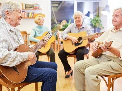 The Benefits of Music and Art Therapy for Seniors Living at Home