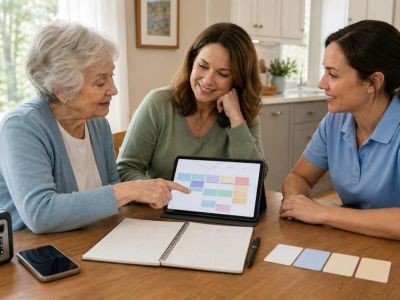 Home Care Visit Calendar Guide: Coordinate Coverage