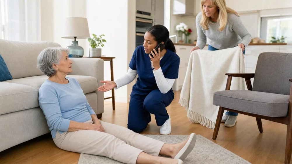 After an Older Adult Falls: A Caregiver Action Guide