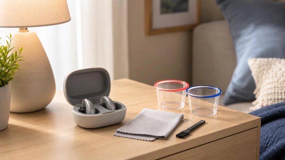 Home Care Hearing Aid Routine: Check, Clean, and Report