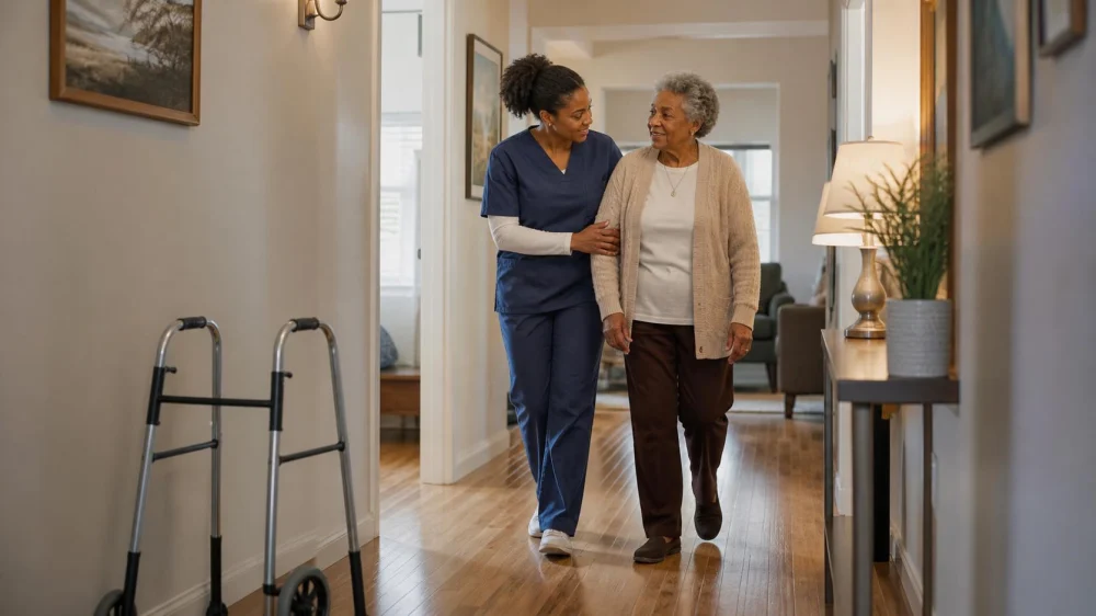 Clear Walking Paths for Safer Home Care Visits
