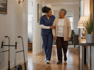 Clear Walking Paths for Safer Home Care Visits