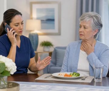 Coughing During Meals in Home Care: Observe, Stop, and Escalate