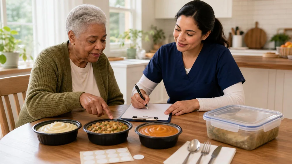 Home Care Meal Handoff: Preferences, Allergies, and Storage