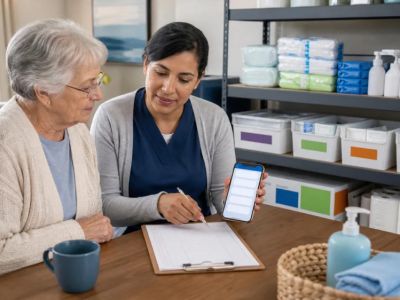 Home Care Supply Reorder List: Track Use and Delivery