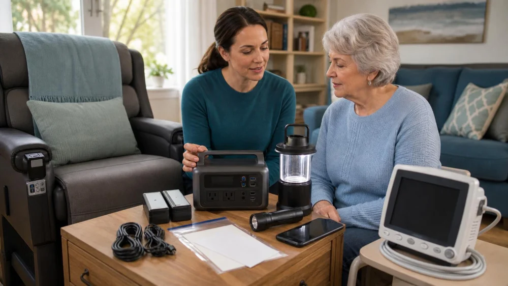 Home Care Power Outage Plan: Devices, Contacts, and Backup