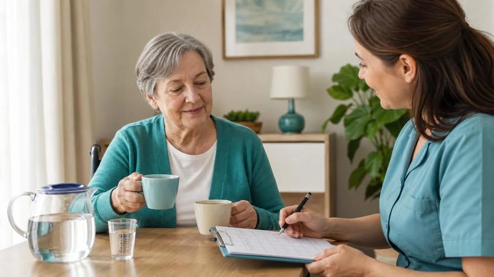 Fluid Intake Log in Home Care: Record Clearly Without Forcing Drinks