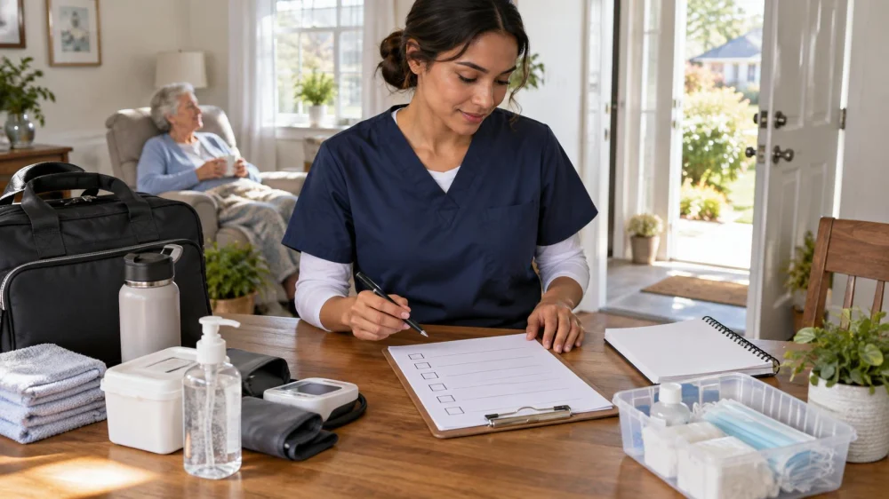 Home Care Visit Schedule: Arrival, Duration, and Gaps