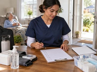 Home Care Visit Schedule: Arrival, Duration, and Gaps