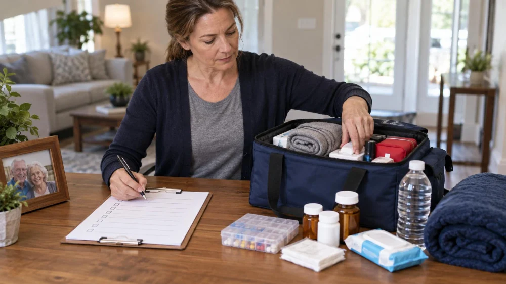 Home Care Emergency Bag: Contacts, Medicines, and Essentials