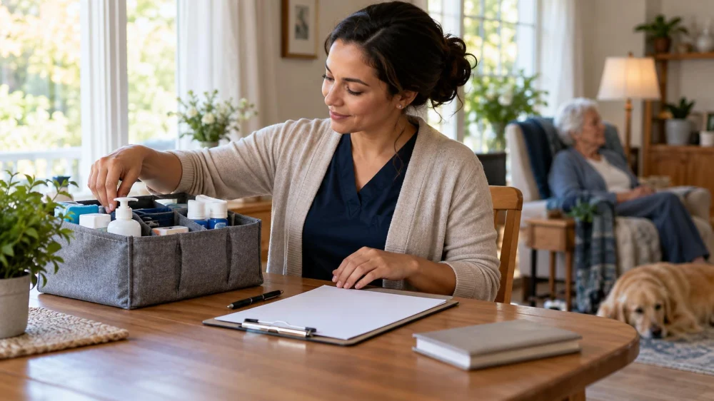 Home Care Communication Board: Updates, Privacy, and Handoff