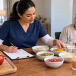 Home Care Meal Texture Handoff: Foods, Drinks, and Signs