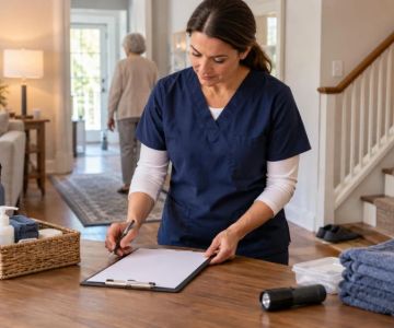 Home Care Fall Hazard Walkthrough: Route, Light, and Support