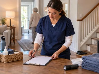 Home Care Fall Hazard Walkthrough: Route, Light, and Support