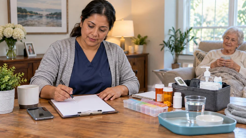 Home Care Medication Reminder: Roles, Record, and Escalation