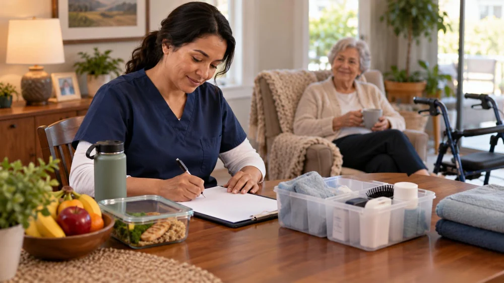 Home Care Shift Notes: Meals, Mobility, Mood, and Handoff