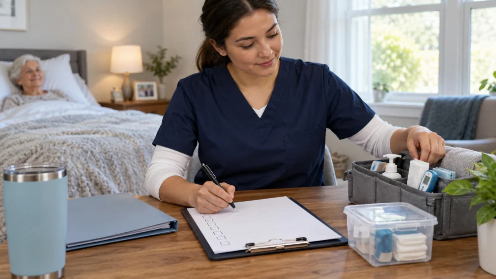 Home Care Shift Handoff: Tasks, Changes, and Contacts