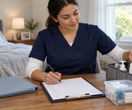 Home Care Shift Handoff: Tasks, Changes, and Contacts
