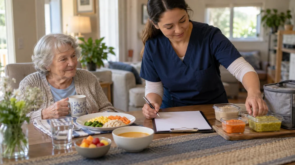 Home Care Meal Preference Log: Texture, Intake, and Changes