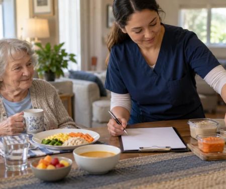 Home Care Meal Preference Log: Texture, Intake, and Changes