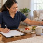 Home Care Appetite Log: Meals, Fluids, Changes, and Handoff