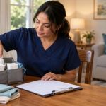 Home Care Skin Check Notes: Area, Colour, and Escalation