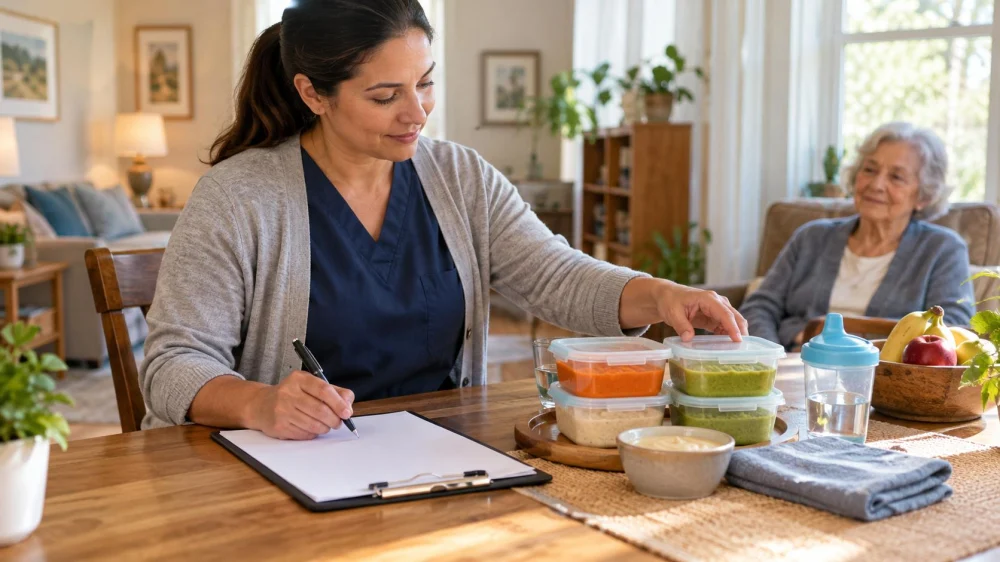 Home Care Meal Texture Notes: Plan, Response, and Escalation