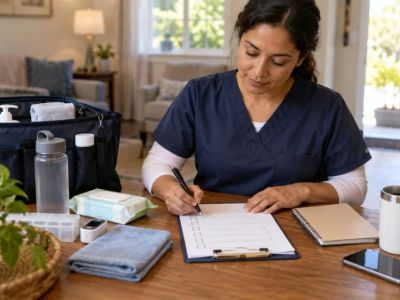 Home Care Backup Worker Plan: Access, Tasks, and Contacts