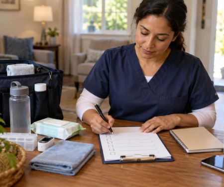 Home Care Backup Worker Plan: Access, Tasks, and Contacts