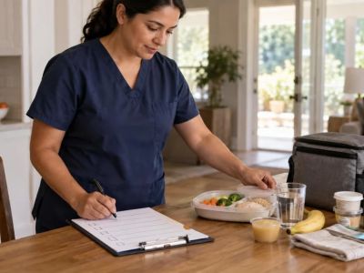 Home Care Meal Handoff: Texture, Intake, and Notes