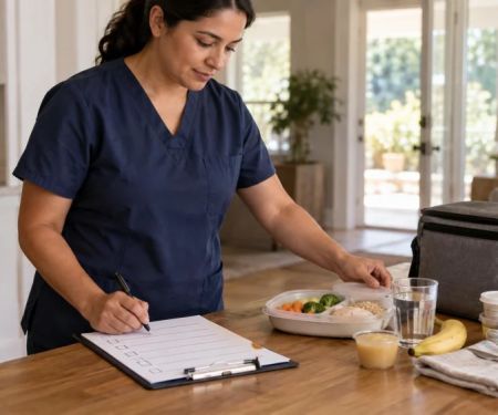 Home Care Meal Handoff: Texture, Intake, and Notes