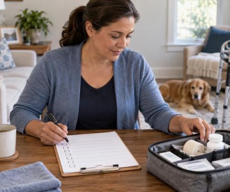 Home Care Fall Follow-Up: Safety, Symptoms, and Care Contacts