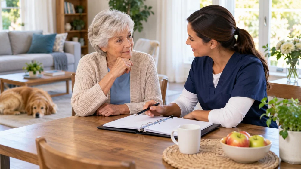 Home Care Provider Contact Log: Dates, Advice, and Commitments